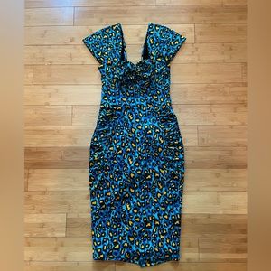 Deadly Dames Poison Ivy Blue dress